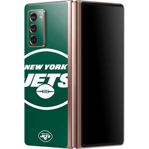 NFL New York Jets Large Logo Galaxy Z Fold2 5G Skin