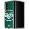 NFL New York Jets Large Logo Galaxy Z Fold4 5G Clear Case