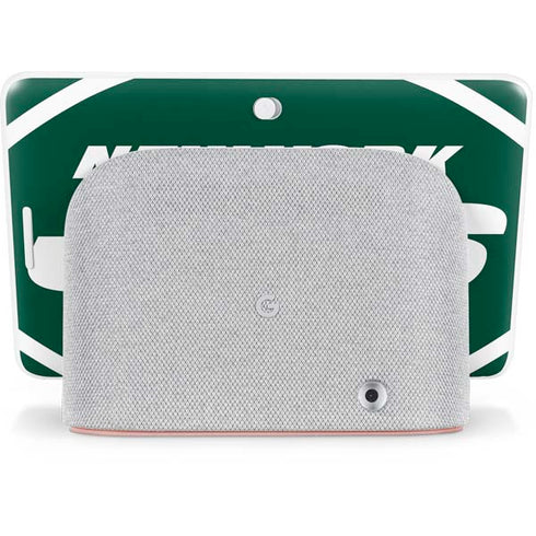 NFL New York Jets Large Logo Google Home Hub Skin