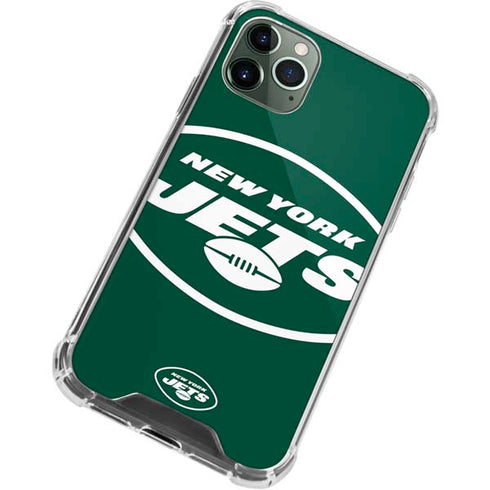 NFL New York Jets Large Logo iPhone 11 Pro Max Clear Case