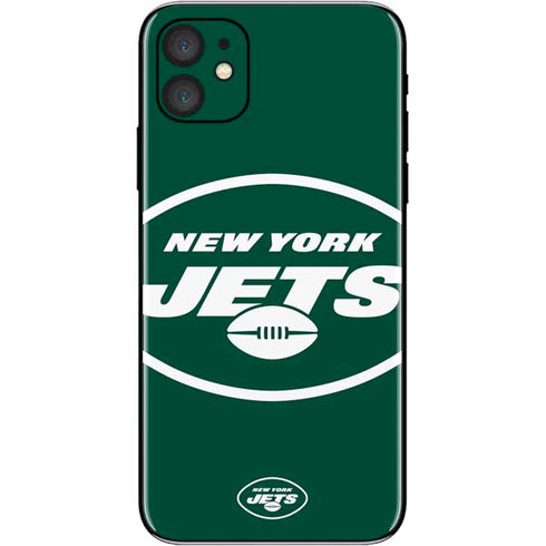 NFL New York Jets Large Logo iPhone 11 Skin
