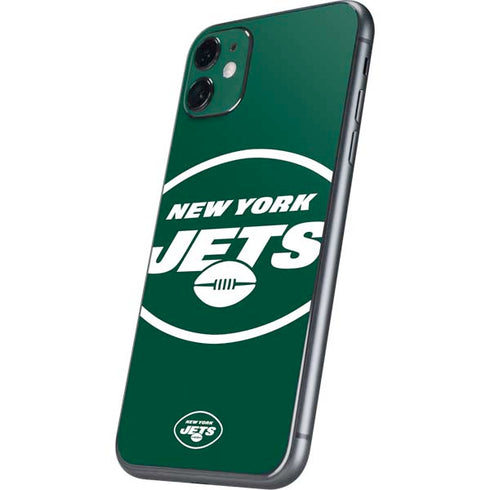 NFL New York Jets Large Logo iPhone 11 Skin