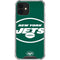 NFL New York Jets Large Logo iPhone 12 Clear Case