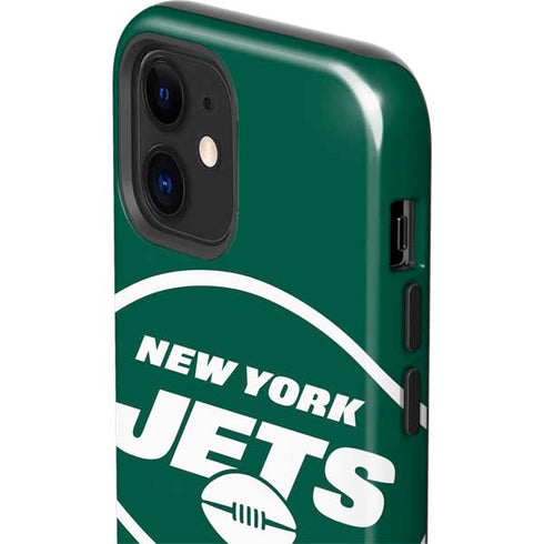 NFL New York Jets Large Logo iPhone 12 Impact Case