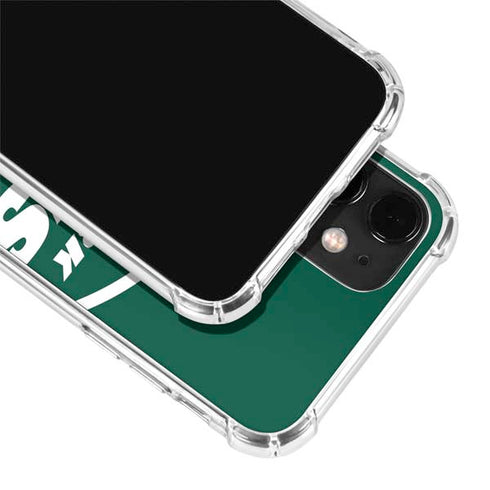 NFL New York Jets Large Logo iPhone 12 Mini Clear Case