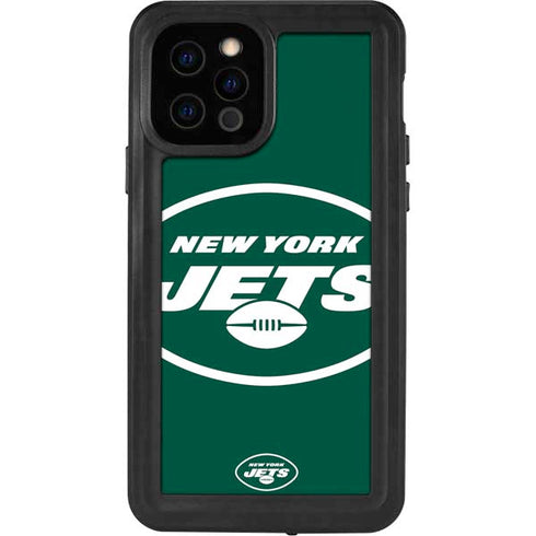 NFL New York Jets Large Logo iPhone 12 Pro Waterproof Case