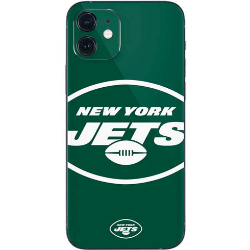 NFL New York Jets Large Logo iPhone 12 Skin
