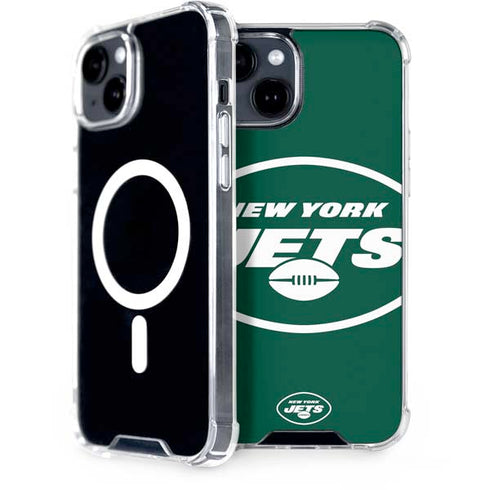 NFL New York Jets Large Logo iPhone 13 MagSafe Case
