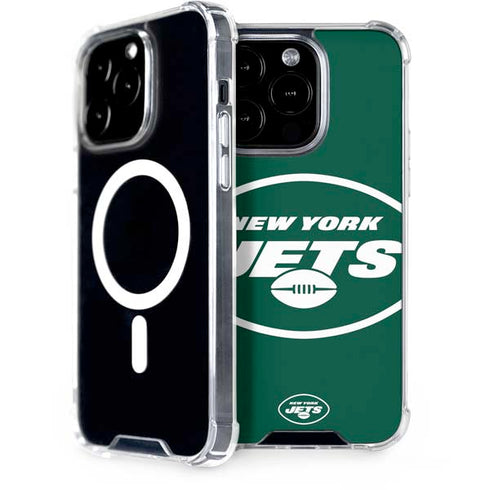 NFL New York Jets Large Logo iPhone 13 Pro MagSafe Case