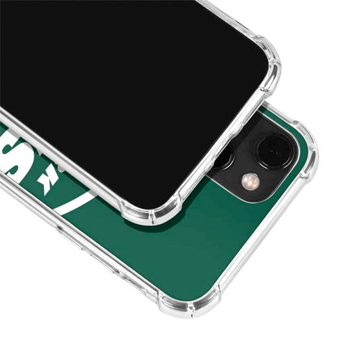 NFL New York Jets Large Logo iPhone 14 Clear Case