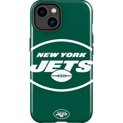 NFL New York Jets Large Logo iPhone 14 Plus Impact Case