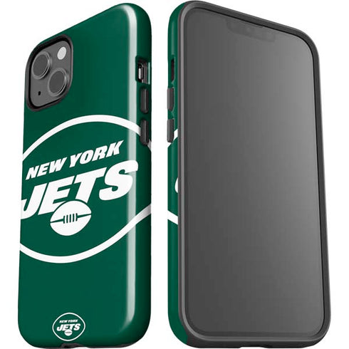NFL New York Jets Large Logo iPhone 14 Plus Impact Case