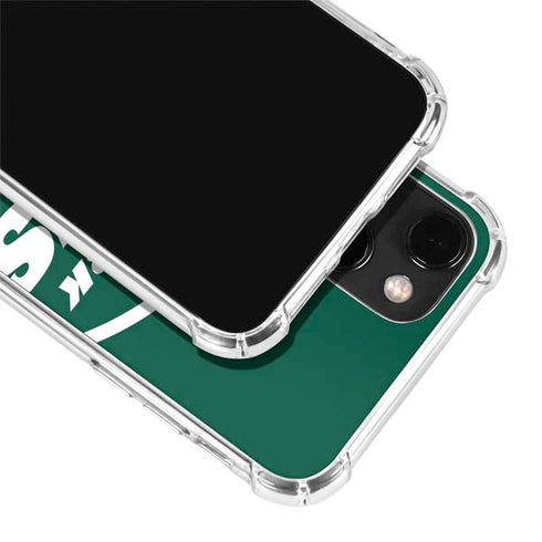 NFL New York Jets Large Logo iPhone 15 Plus Clear Case