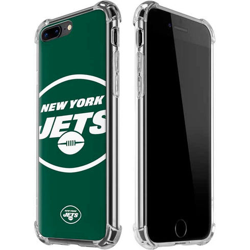 NFL New York Jets Large Logo iPhone 7/8 Plus Clear Case