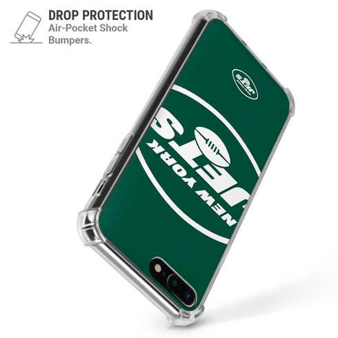 NFL New York Jets Large Logo iPhone 7/8 Plus Clear Case