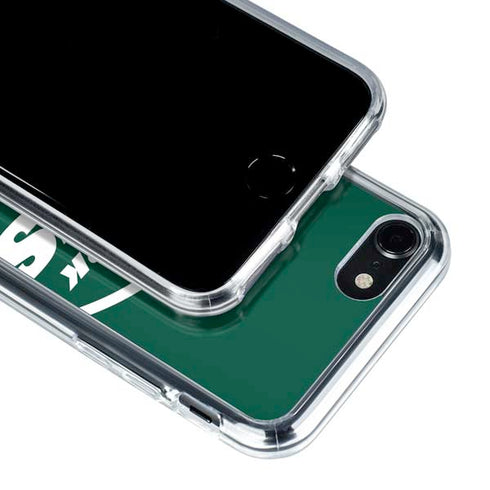 NFL New York Jets Large Logo iPhone SE (2nd & 3rd Gen) Clear Case