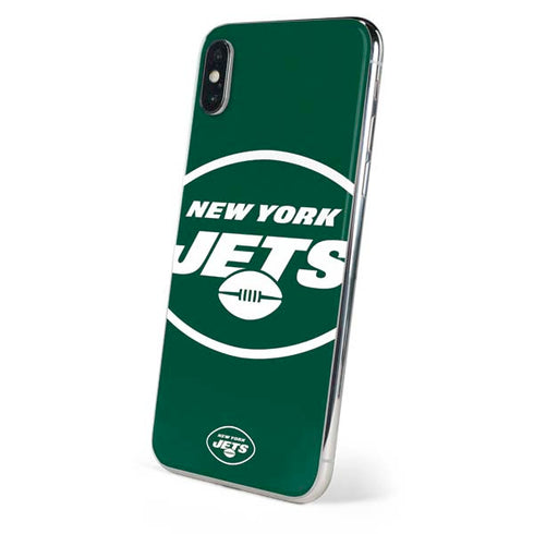 NFL New York Jets Large Logo iPhone X Skin