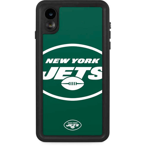 NFL New York Jets Large Logo iPhone XR Waterproof Case