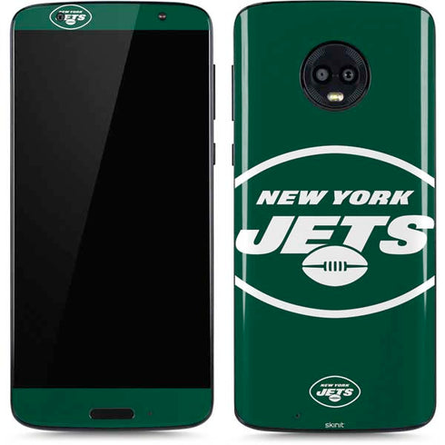 NFL New York Jets Large Logo Moto G6 Skin
