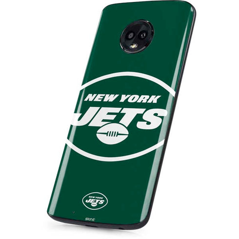 NFL New York Jets Large Logo Moto G6 Skin