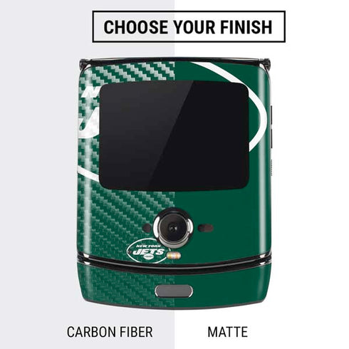 NFL New York Jets Large Logo Motorola RAZR Skin