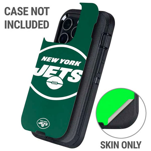 NFL New York Jets Large Logo Otterbox Defender iPhone Skin