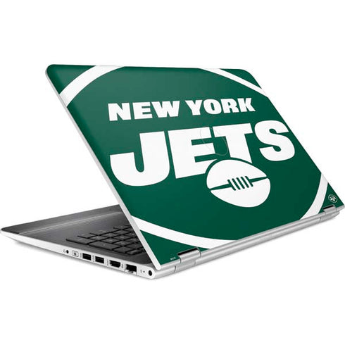 NFL New York Jets Large Logo HP Pavilion Skin