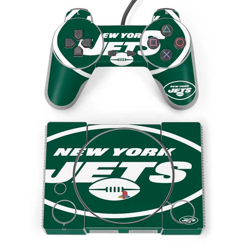 NFL New York Jets Large Logo PlayStation Classic Bundle Skin