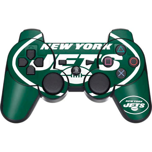 NFL New York Jets Large Logo PS3 Dual Shock wireless controller Skin