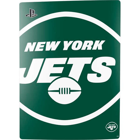 NFL New York Jets Large Logo PS5 Console Skin