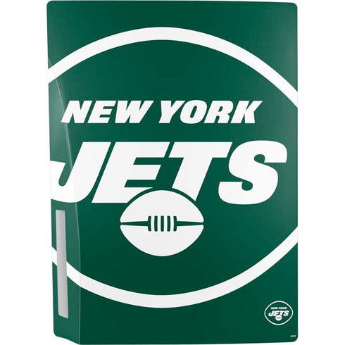 NFL New York Jets Large Logo PS5 Console Skin