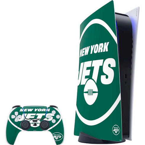 NFL New York Jets Large Logo PS5 Digital Edition Bundle Skin