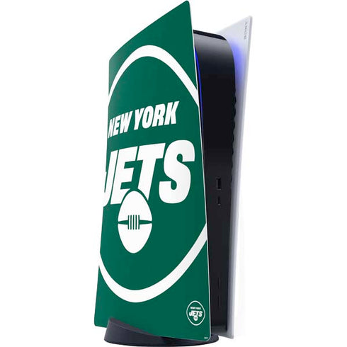 NFL New York Jets Large Logo PS5 Digital Edition Console Skin