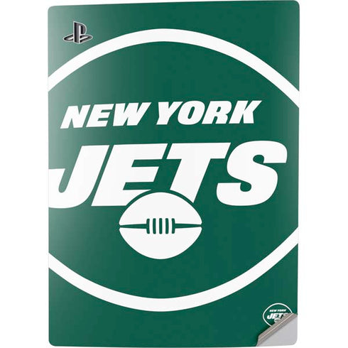 NFL New York Jets Large Logo PS5 Digital Edition Console Skin