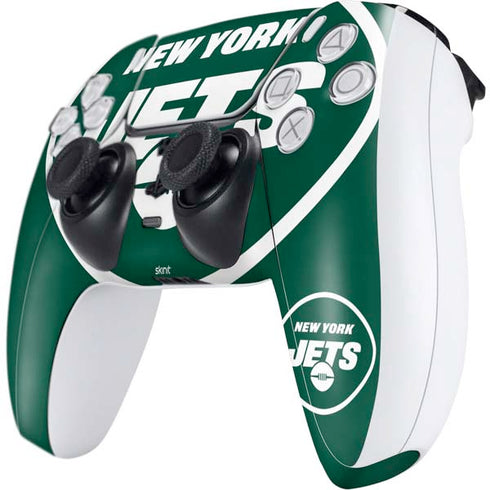 NFL New York Jets Large Logo PS5 Controller Skin