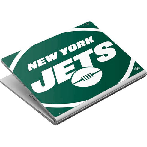 NFL New York Jets Large Logo Surface Book Skin