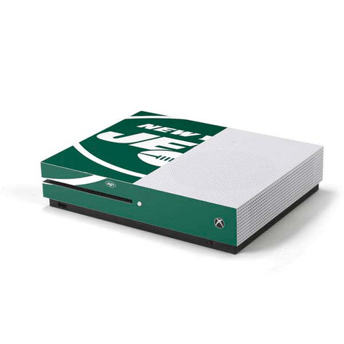 NFL New York Jets Large Logo Xbox One S Console Skin