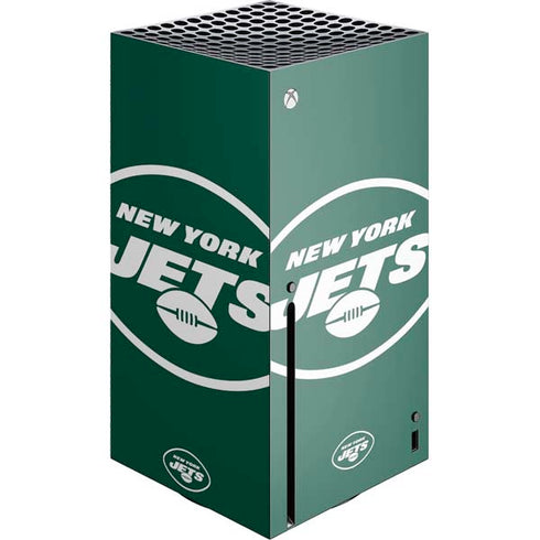 NFL New York Jets Large Logo Xbox Series X Console Skin