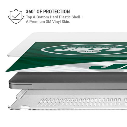 NFL New York Jets MacBook Pro 16in (2021-25) Case plus Skin
