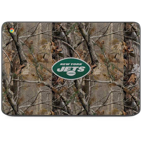 NFL New York Jets Realtree AP Camo HP Chromebook Skin