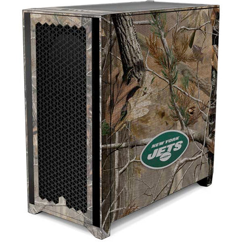 NFL New York Jets Realtree AP Camo Corsair 4000D Tempered Glass Mid-Tower ATX Case Skin