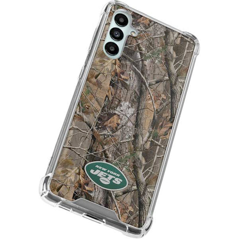 NFL New York Jets Realtree AP Camo Galaxy A15 5G Clear Case