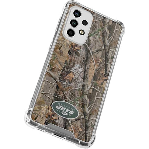 NFL New York Jets Realtree AP Camo Galaxy A33 5G Clear Case