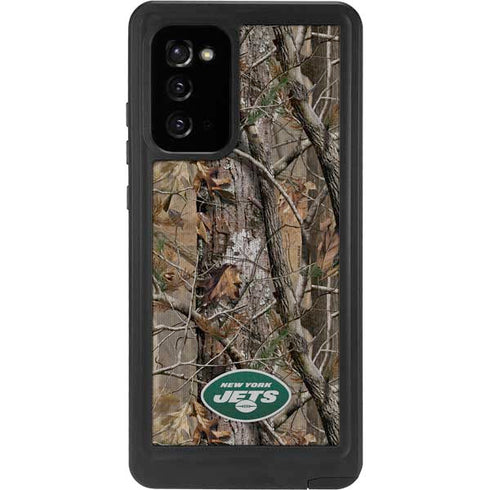 NFL New York Jets Realtree AP Camo Galaxy Note20 5G Waterproof Case