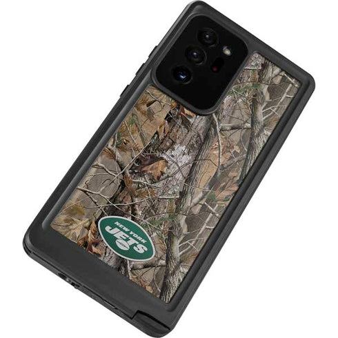 NFL New York Jets Realtree AP Camo Galaxy Note20 Ultra 5G Waterproof Case