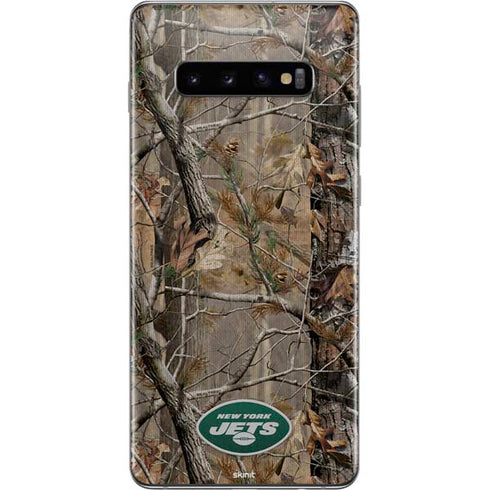 NFL New York Jets Realtree AP Camo Galaxy S10 Plus Skin