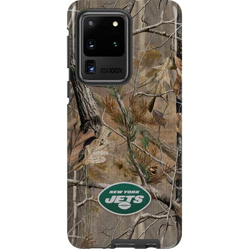 NFL New York Jets Realtree AP Camo Galaxy S20 Ultra 5G Pro Case