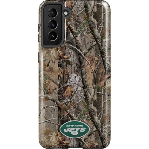 NFL New York Jets Realtree AP Camo Galaxy S21 Plus 5G Pro Case
