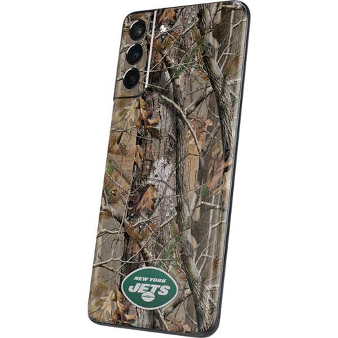 NFL New York Jets Realtree AP Camo Galaxy S21 Plus 5G Skin