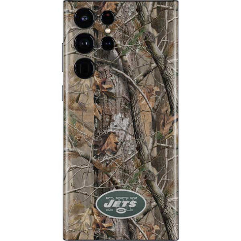 NFL New York Jets Realtree AP Camo Galaxy S22 Ultra Skin